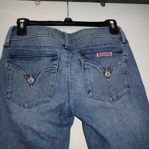 Hudson Mid Rise Bootcut Jeans Women’s Size 24 Dark Wash Crop